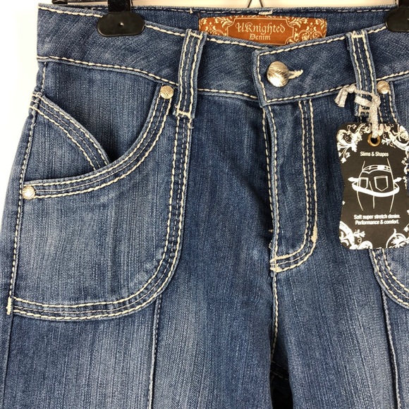 Uknighted Jeans Uknighted Body Contour Stretch Flare Jeans A2